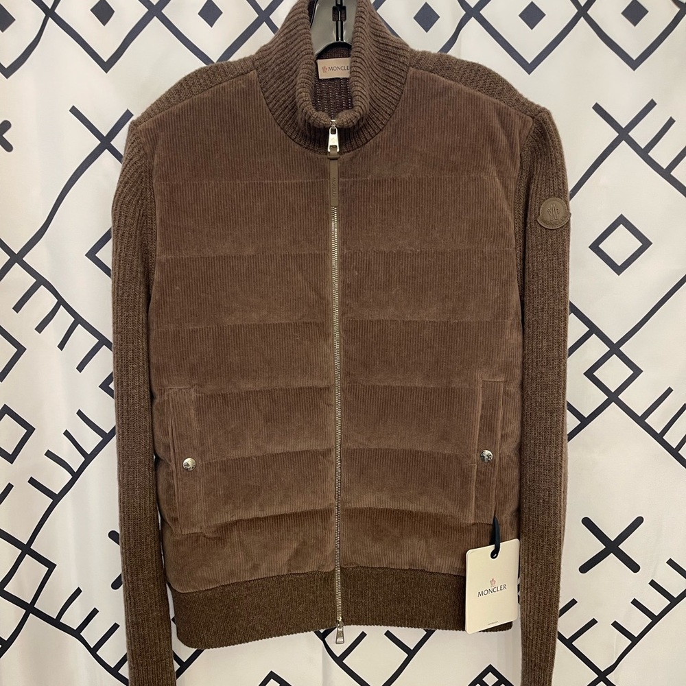 Moncler Down Fill Cardigan